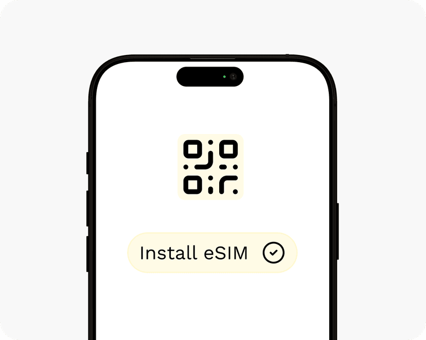 Install your eSIM quickly using a simple QR code. No physical SIM or store visit required.